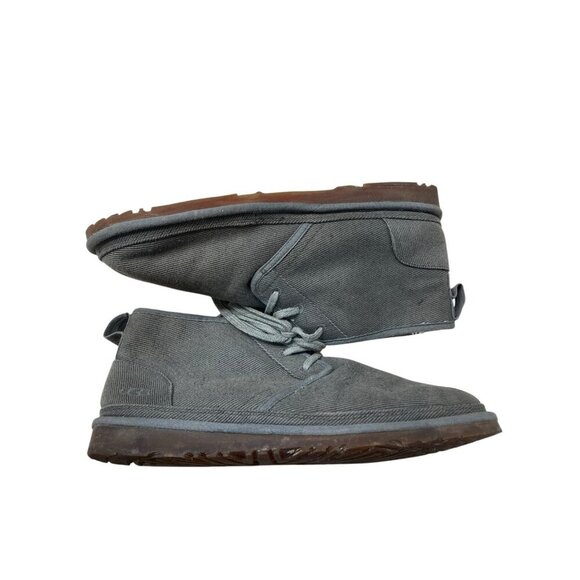 Ugg Neumel Natural Chukka Boot Mens Size 13 US Hemp Cotton Gray Lined - Picture 9 of 10